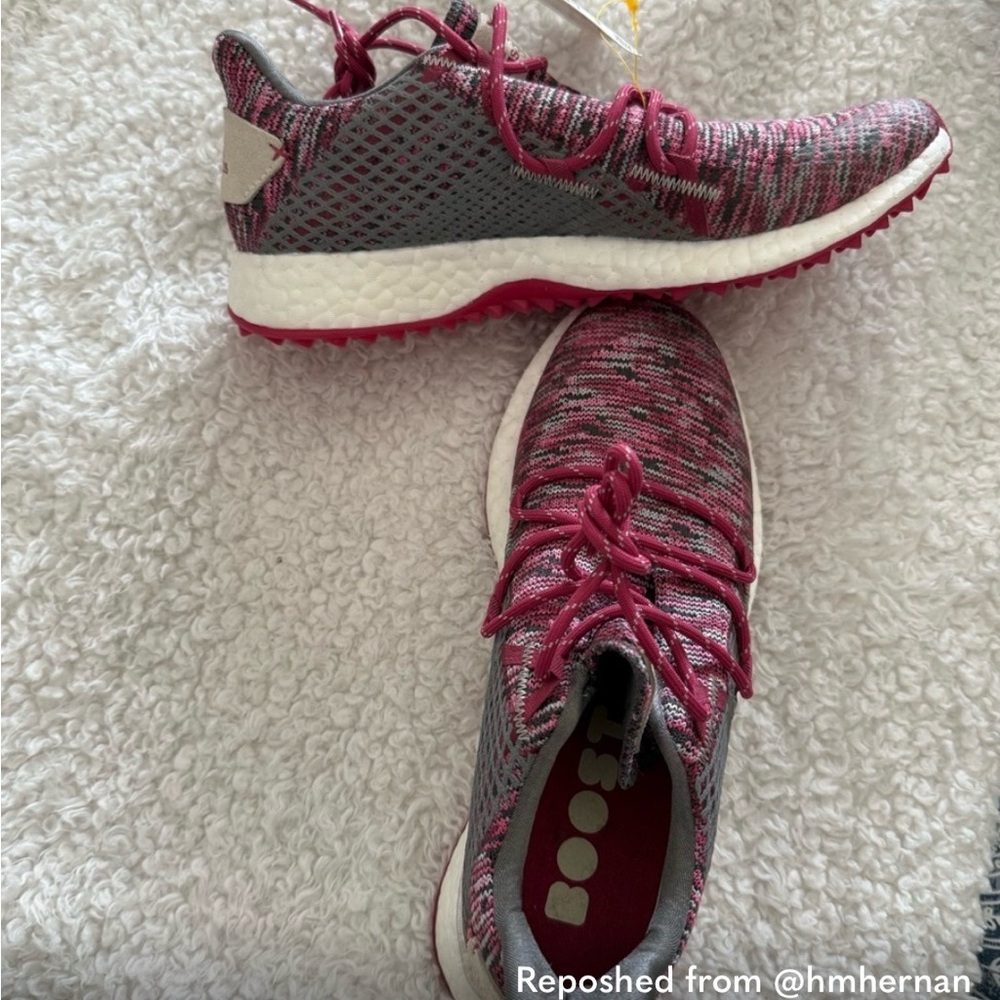 adidas Women's Athletic Shoes - Pink and Gray